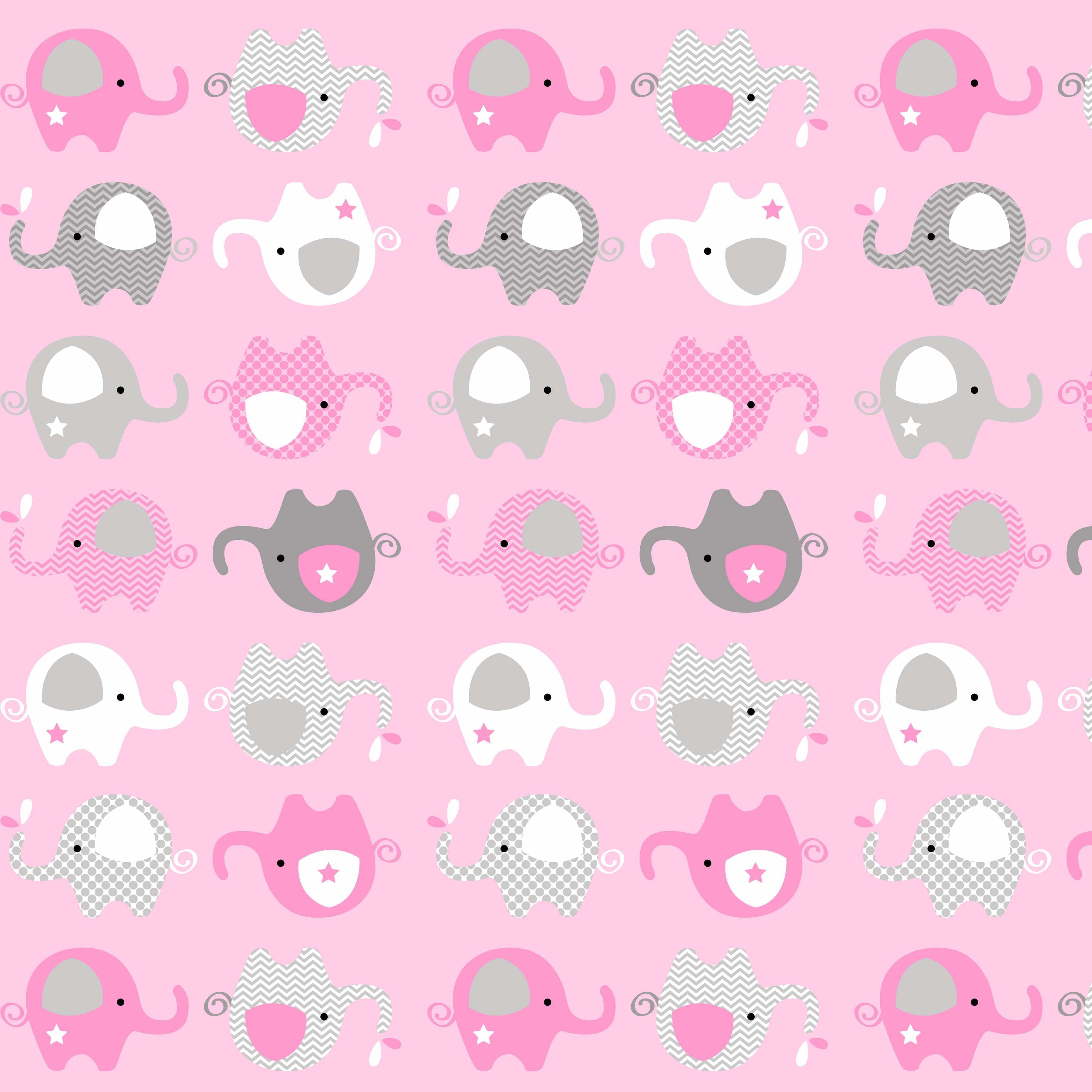 Pink elephant fleece fabric new arrivals