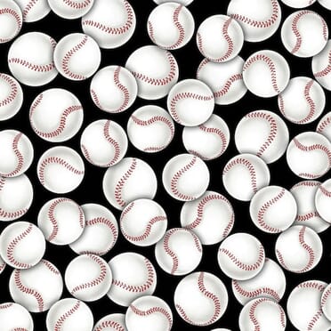Baseball Anti-Pill Fleece Fabric