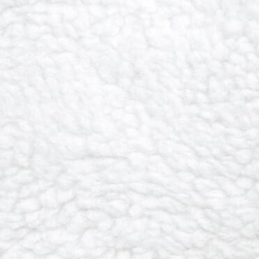 Solid White Sherpa Plush Fleece Fabric