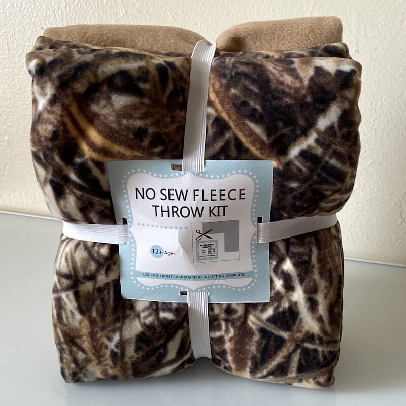 no sew fleece throw kit