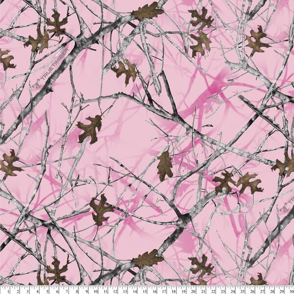 Camouflage Conceal True Timber Pink Anti-Pill Fleece Fabric